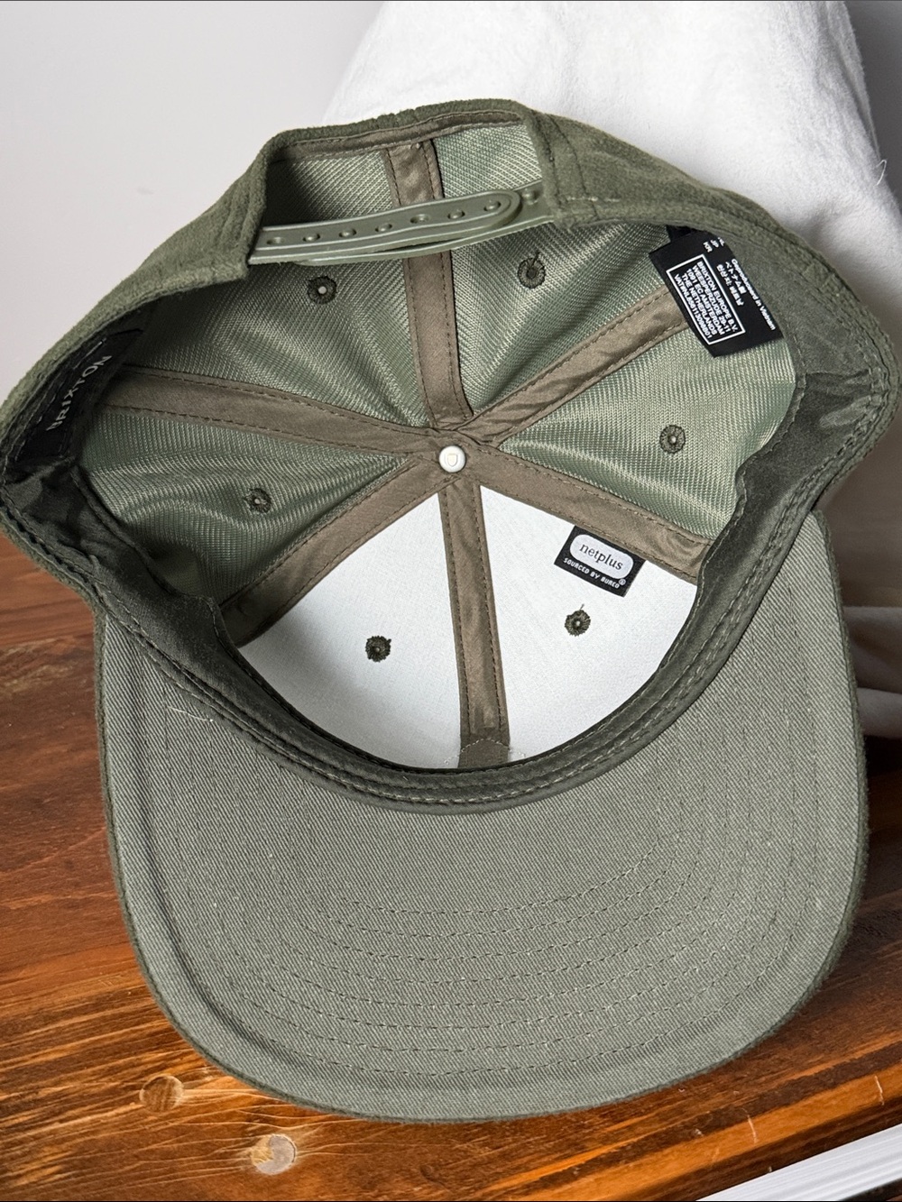 Brixton Olive Green Patch Cap with Sunset Embroidered Logo Never Worn - Picture 6 of 9